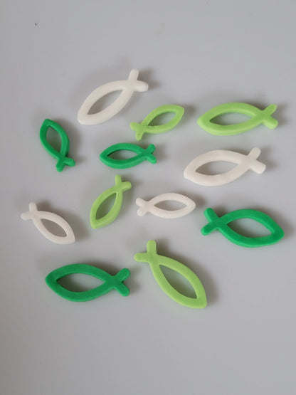 12x kleine Fische in 2 Größen - Funny Bake