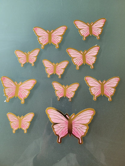 Schmetterlinge rosa Tortenstecker Papierdeko - Funny Bake