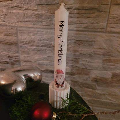 Weihnachtliche Stabkerzen  "Merry Christmas" - Funny Bake