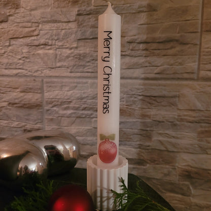 Weihnachtliche Stabkerzen  "Merry Christmas" - Funny Bake