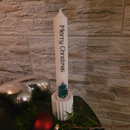 Weihnachtliche Stabkerzen  "Merry Christmas" - Funny Bake