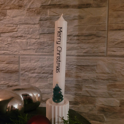 Weihnachtliche Stabkerzen  "Merry Christmas" - Funny Bake