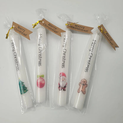 Weihnachtliche Stabkerzen  "Merry Christmas" - Funny Bake