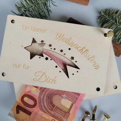 Geldgeschenkkarte Holz verschiedene Motive - Funny Bake