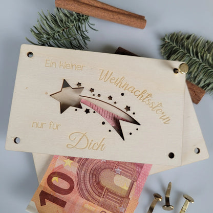 Geldgeschenkkarte Holz verschiedene Motive - Funny Bake