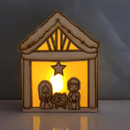 Lichtspielhaus Krippe für Kinder - Funny Bake