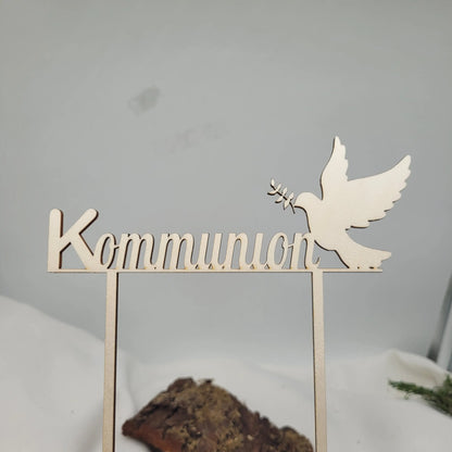 Tortenstecker Kommunion mit Taube - Funny Bake