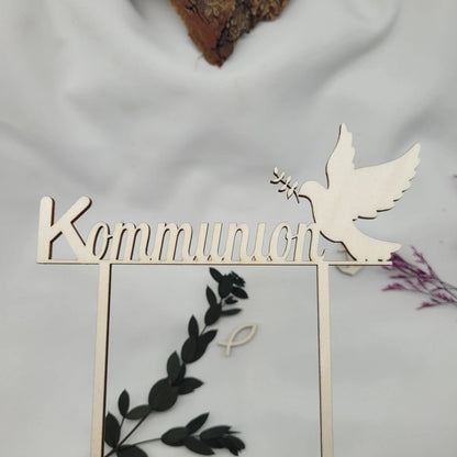 Tortenstecker Kommunion mit Taube - Funny Bake
