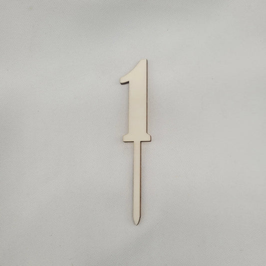 Zahlen aus Holz - Funny Bake