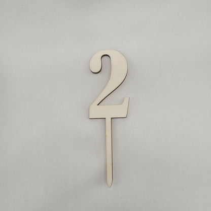 Zahlen aus Holz - Funny Bake