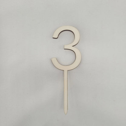 Zahlen aus Holz - Funny Bake