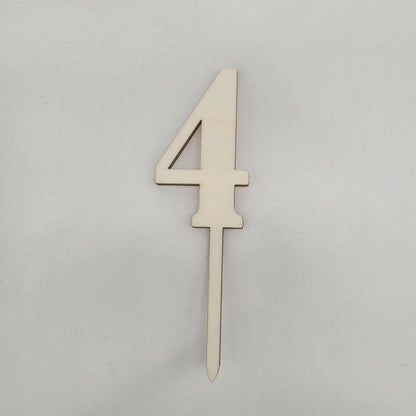 Zahlen aus Holz - Funny Bake