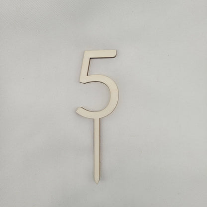 Zahlen aus Holz - Funny Bake