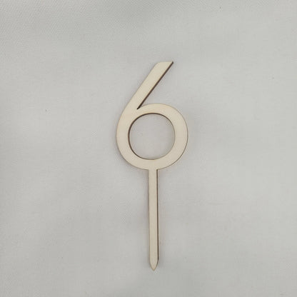 Zahlen aus Holz - Funny Bake