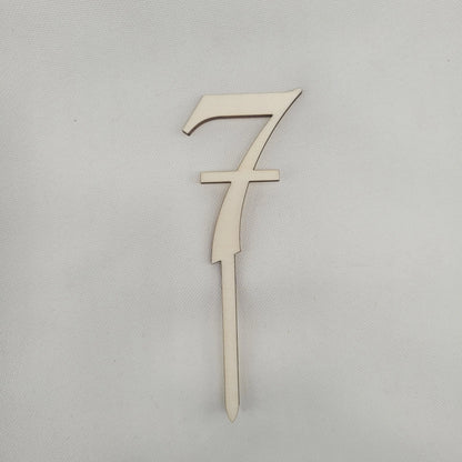 Zahlen aus Holz - Funny Bake