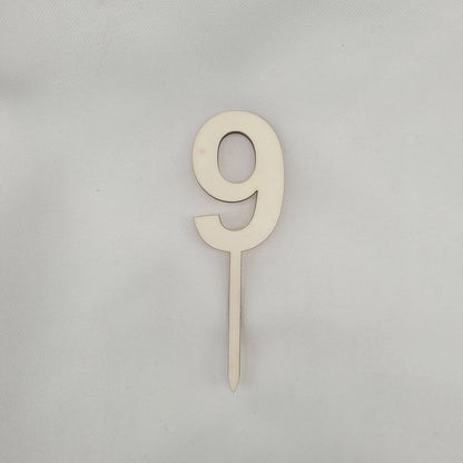 Zahlen aus Holz - Funny Bake