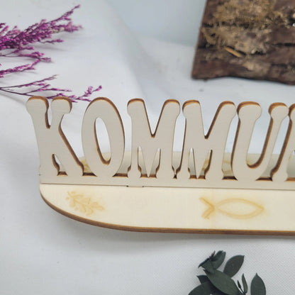 Tischaufsteller Kommunion 3 Größen - Funny Bake