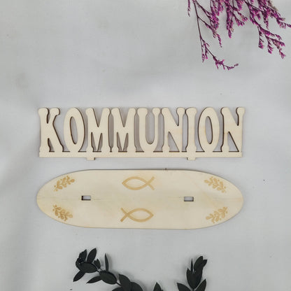 Tischaufsteller Kommunion 3 Größen - Funny Bake