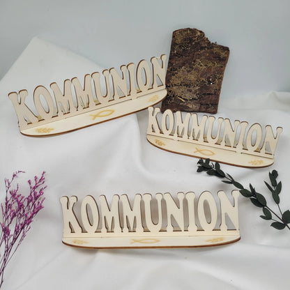 Tischaufsteller Kommunion 3 Größen - Funny Bake