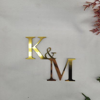 Buchstaben Hochzeit gold viele Größen - Funny Bake