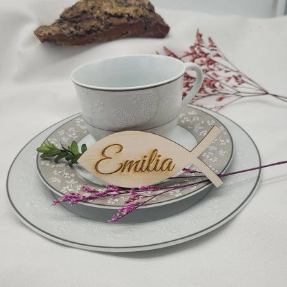 Platzkarte Fisch - Funny Bake