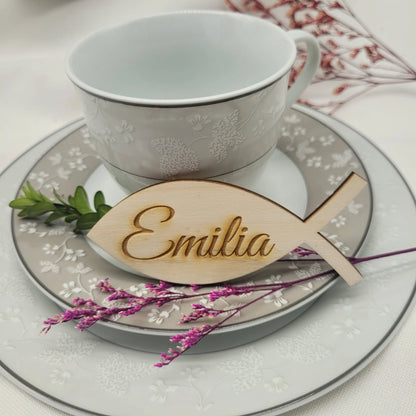 Platzkarte Fisch - Funny Bake