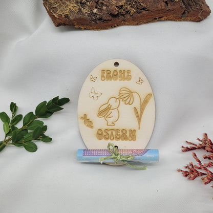 Geldkarte Frohe Ostern - Funny Bake