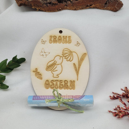 Geldkarte Frohe Ostern - Funny Bake