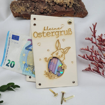 Geldkarte Ostern Hase Geschenkkarte - Funny Bake