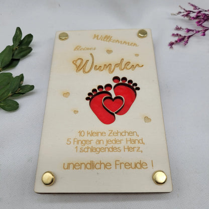 Glückwunschkarte Geburt - Funny Bake