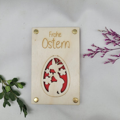 Geschenkkarte  Osterei - Funny Bake