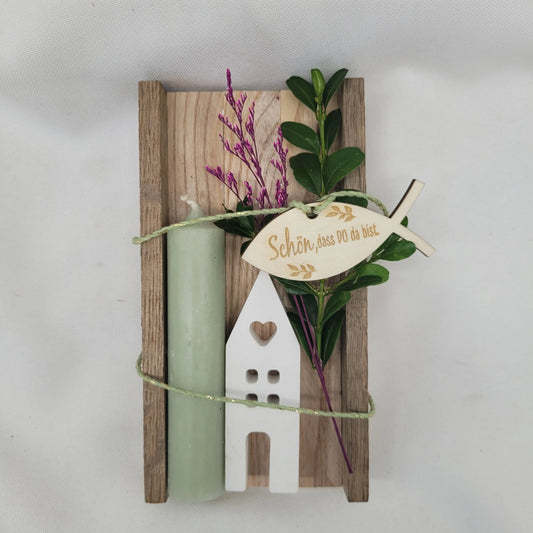 Holzanhänger Fisch - Schön,dass DU da bist. - Funny Bake