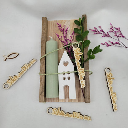 Anhänger:  Schön,dass DU da bist. - Funny Bake