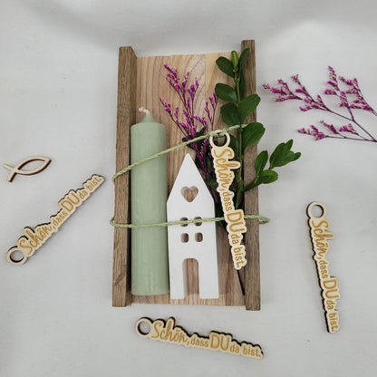 Anhänger:  Schön,dass DU da bist. - Funny Bake