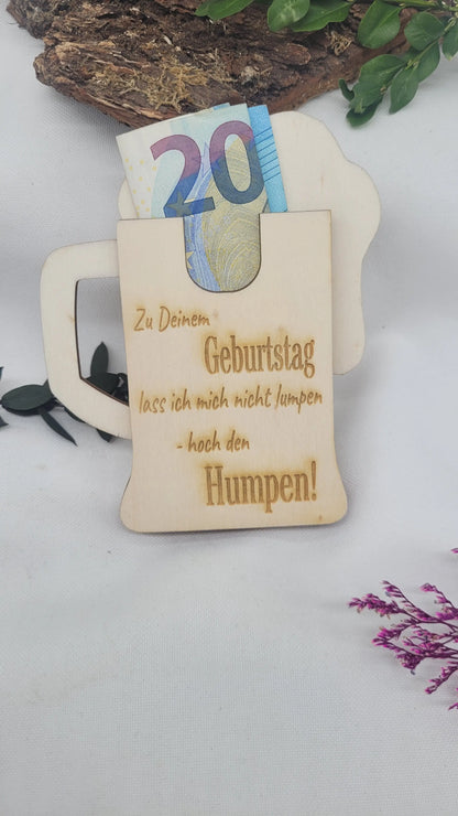 Geldkarte Bierkrug - Funny Bake