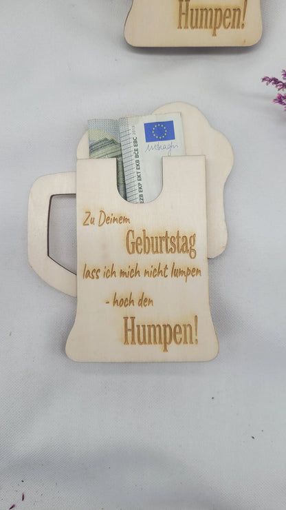 Geldkarte Bierkrug - Funny Bake