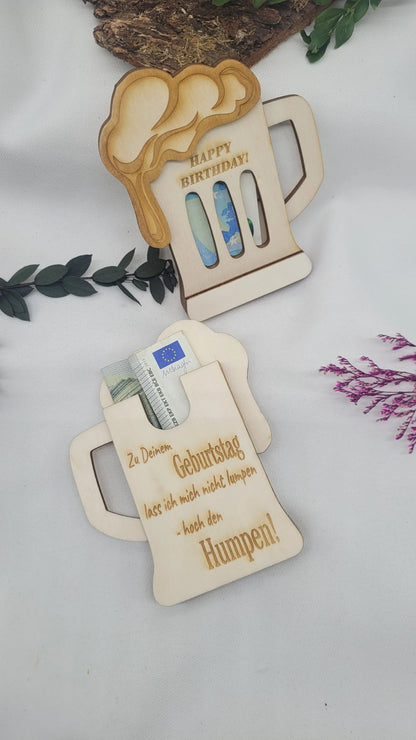 Geldkarte Bierkrug - Funny Bake