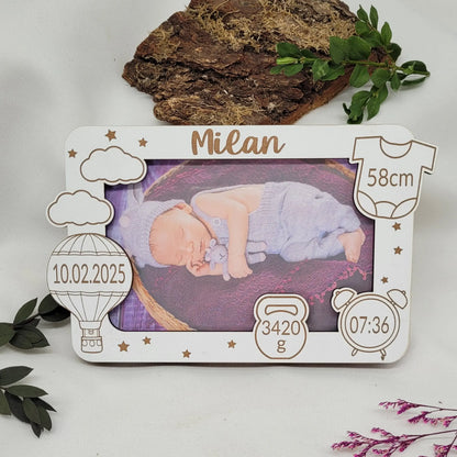 Bilderrahmen zur Geburt - Funny Bake