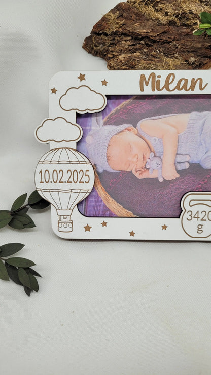 Bilderrahmen zur Geburt - Funny Bake