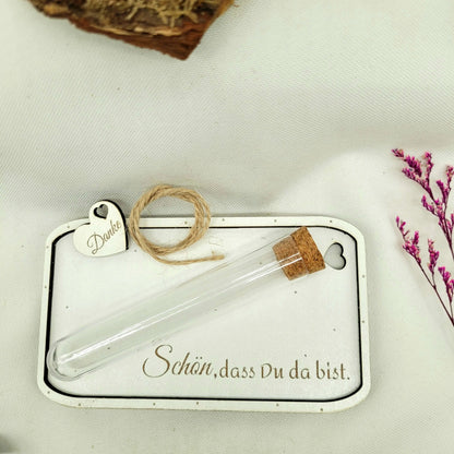 Schön,dass Du da bist- Holzbrettchen für eigene Dekoration - Funny Bake