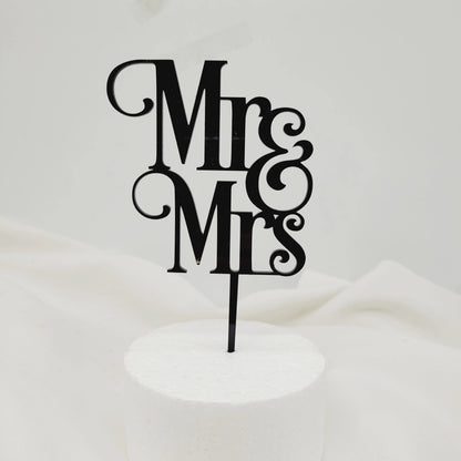 MR &MRS Hochzeit  schlicht - Funny Bake