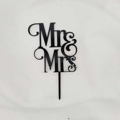 MR &MRS Hochzeit  schlicht - Funny Bake