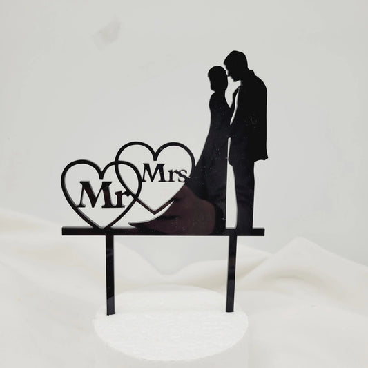 MR &MRS Hochzeit  Brautpaar & Herzen - Funny Bake