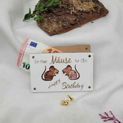 Geldkarte "Ein Paar Mäuse" für Dich - Funny Bake