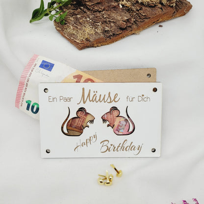 Geldkarte "Ein Paar Mäuse" für Dich - Funny Bake