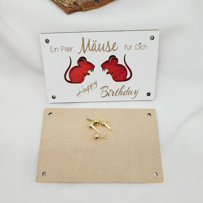 Geldkarte "Ein Paar Mäuse" für Dich - Funny Bake