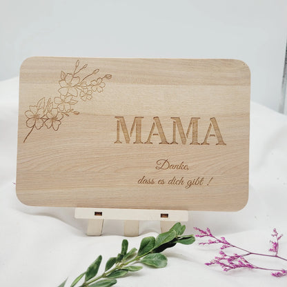 Frühstücksbrett  MAMA - Funny Bake