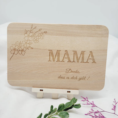 Frühstücksbrett  MAMA - Funny Bake