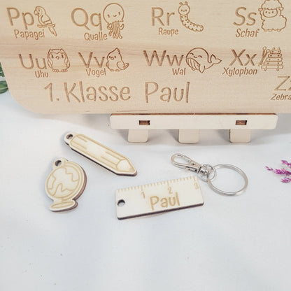 Frühstücksbrett  Lesen lernen mit Namen - Funny Bake