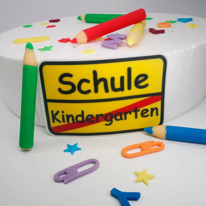 Einschulung Kombi-Set mit Name - Funny Bake